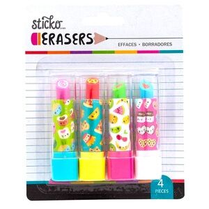 Colorful Erasers Set